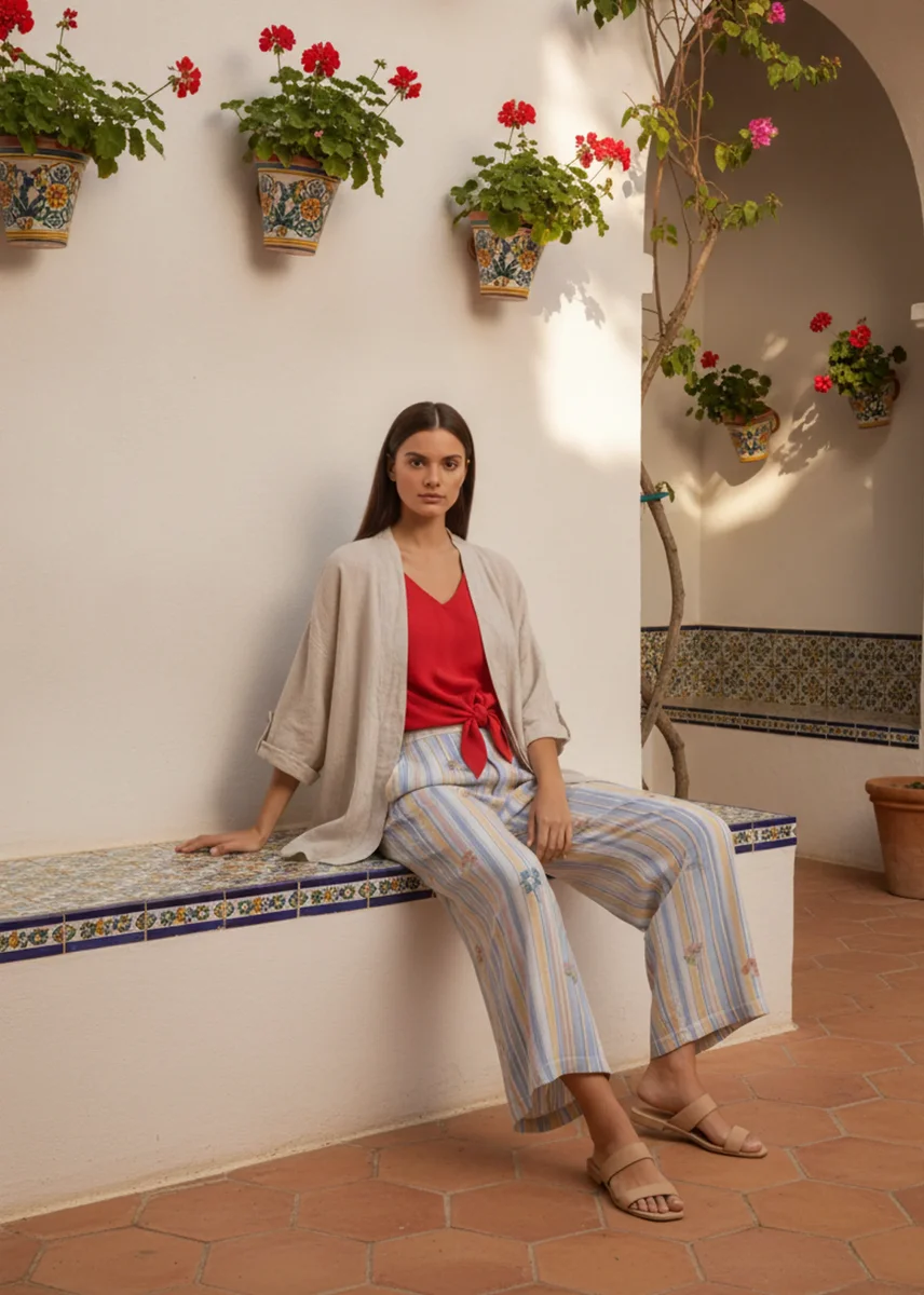 Kimono lino