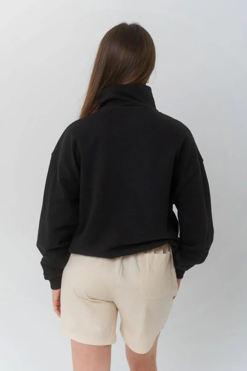 Sudadera 100% orgánica - Negro - Imagen 7