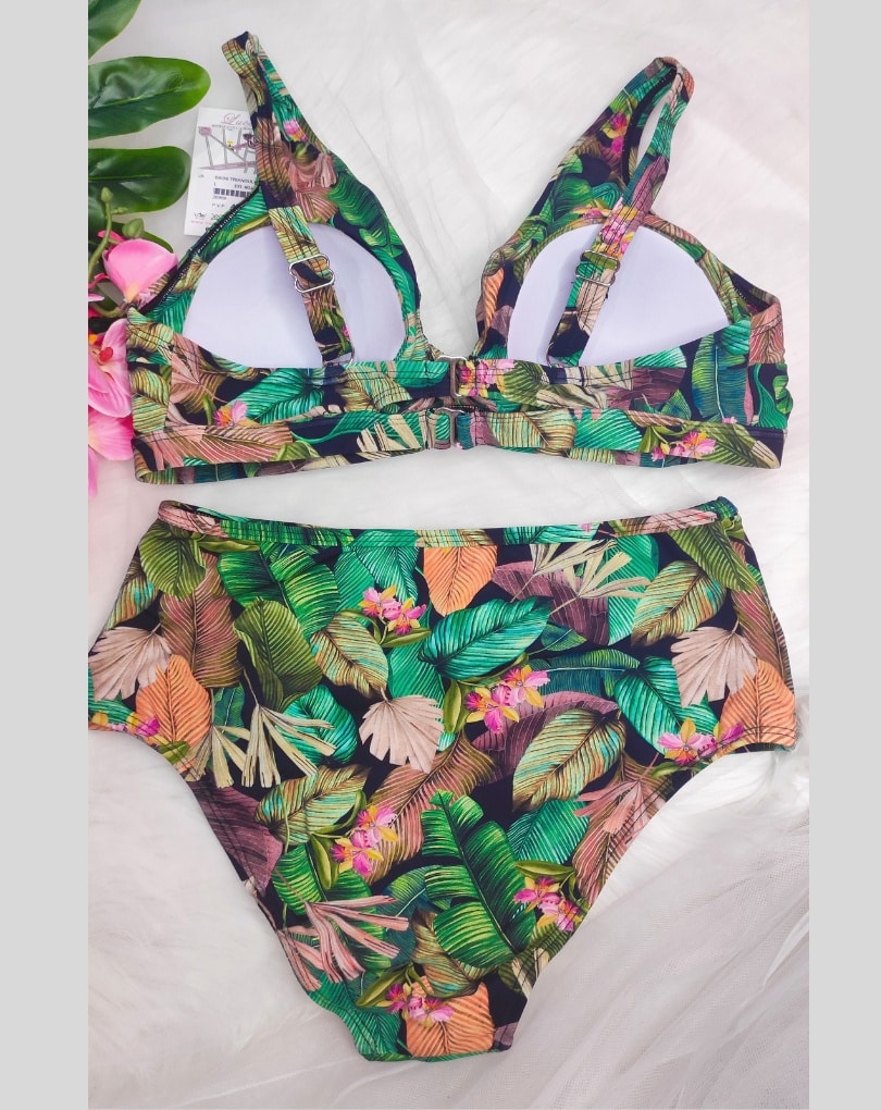 BIKINI TRIANGULO COPA PREHORMADA Y BRAGA CON FAJA INTERNA CONTROL DE ABDOMEN - Imagen 7
