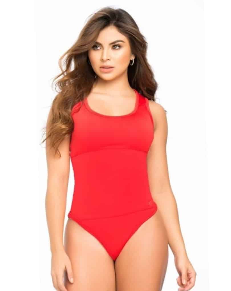 BODY BLUSA BÁSICO CON FAJA ESTILO MANGA SISA 2402