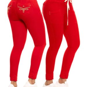VAQUERO PUSH UP COLOMBIANO ESTILO JOGGERS 707787 ROJO