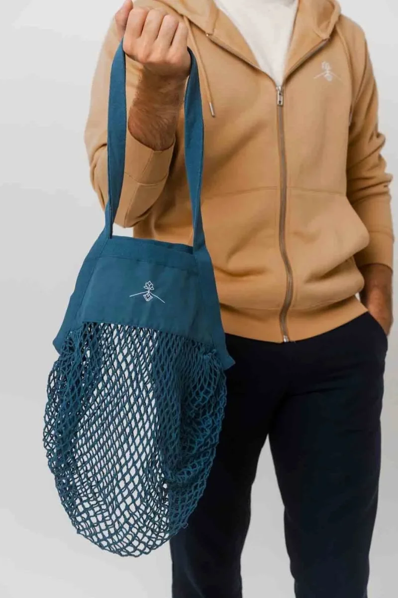 Bolsa red orgánica - Azul Royal - Imagen 3