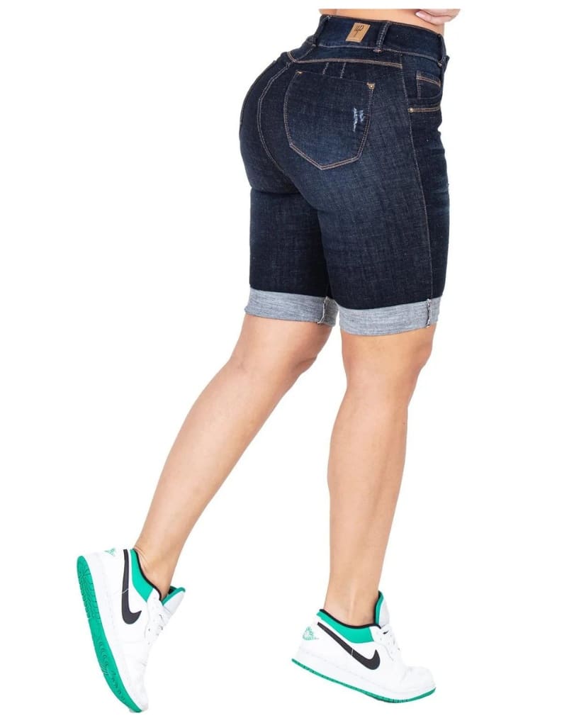 PANTALÓN CORTO ESTILO CAPRI CON BOLSILLOS DE REALCE 1149D - Imagen 5