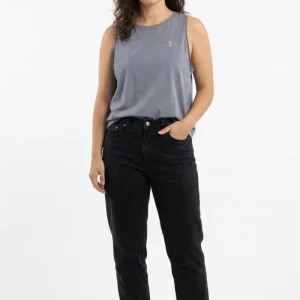 Camiseta tirantes orgánica - Gris Lavanda