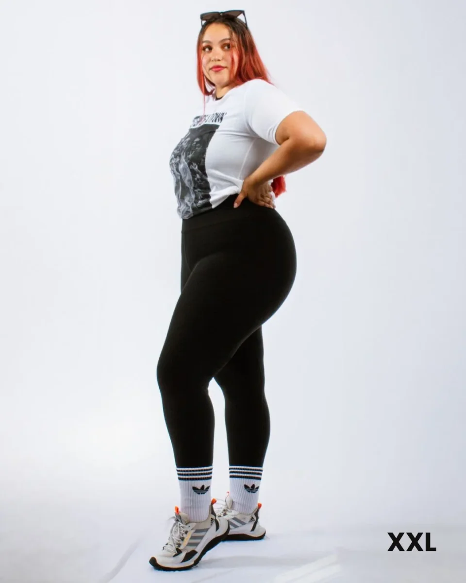 Leggins Plus Size Control Abdomen, Bolsillo y Antitransparencia - Imagen 2