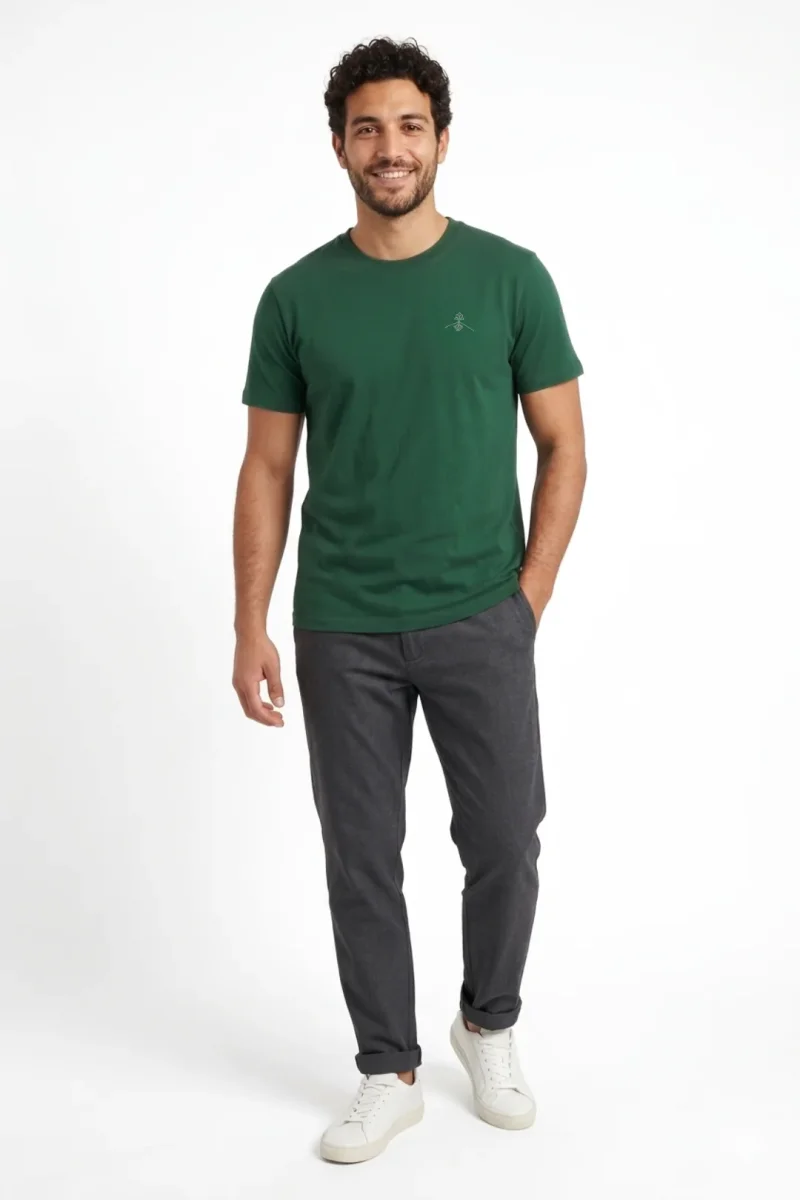 Camiseta orgánica - Verde Mineral - Imagen 5
