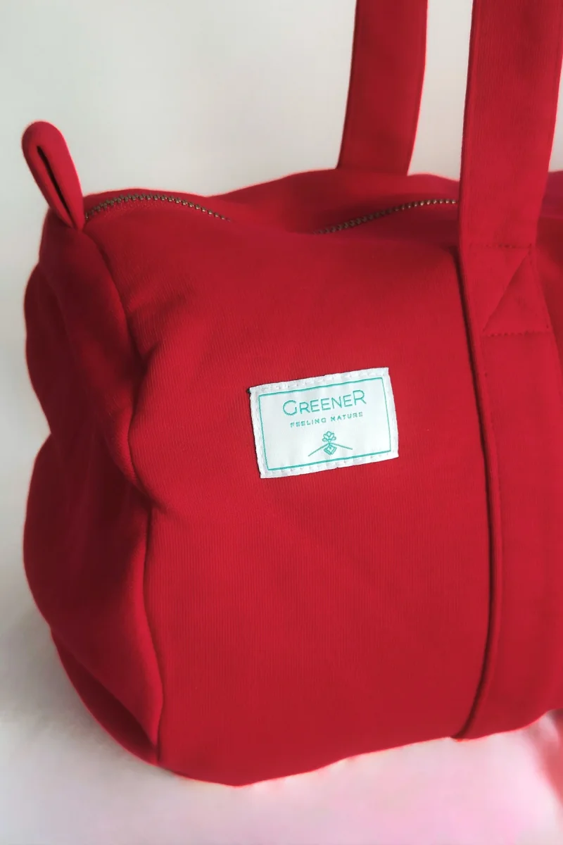 Bolsa de viaje sostenible - Hibisco rojo - Imagen 4
