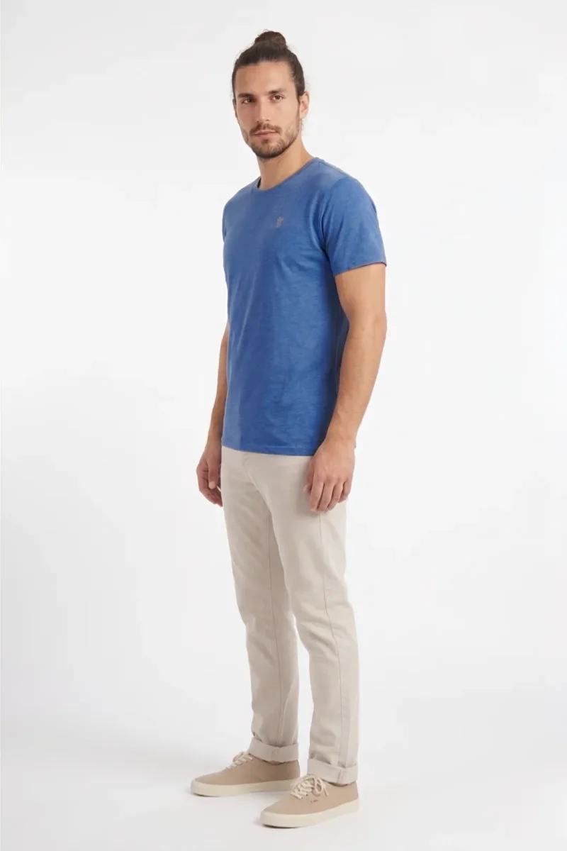 Camiseta orgánica - Azul Fiordo - Imagen 3