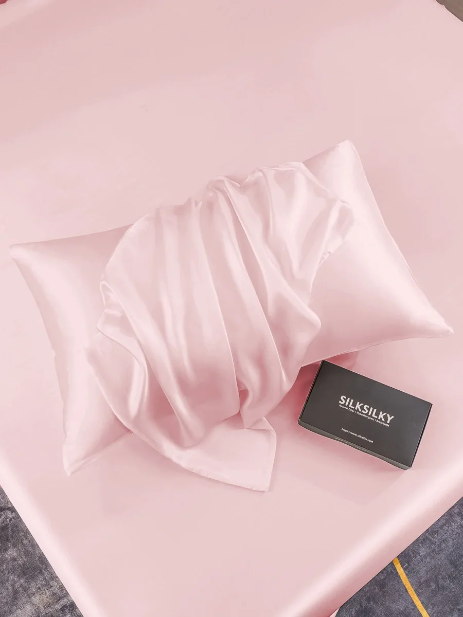 30 Momme Funda de Almohada de Seda - Cierre Cremallera - Imagen 6