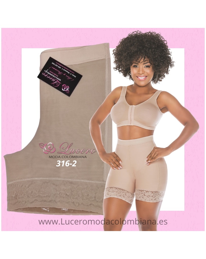 SHORT LEVANTACOLA CON HUECOS INTERNOS Y FORRO DE LICRA SALOME 316 RESORTE - Imagen 5