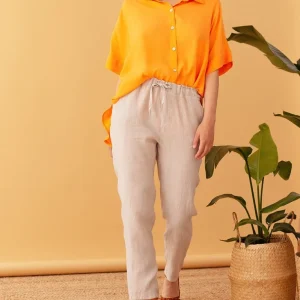 Pantalón 100% lino