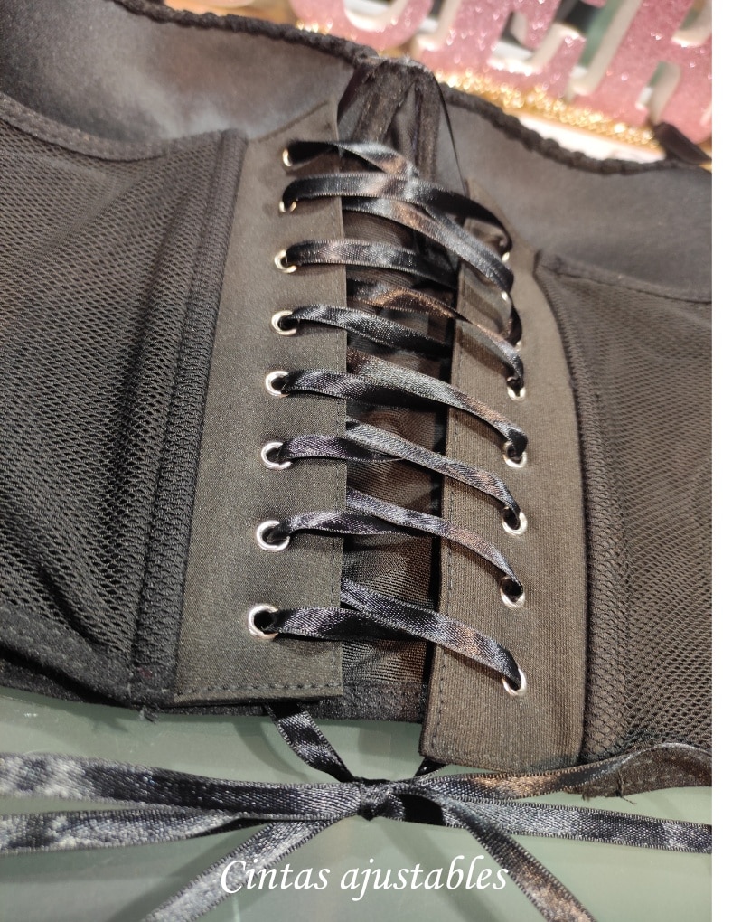 CORSET COPA PREHORMADA CON CINTAS AJUSTABLES A TU MEDIDA 8070 - Imagen 6