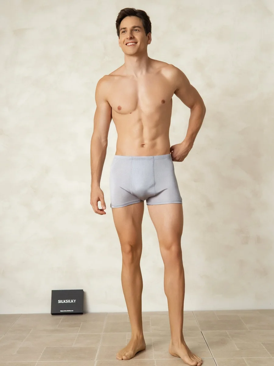 Pure Silk Boxers Hombre Ropa Interior - Imagen 9