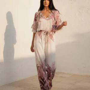 Blusa estampada lazo