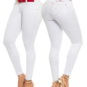JEANS PUSH-UP CON LINDOS BOLSILLOS PRETINA ANCHA 80736 WOW