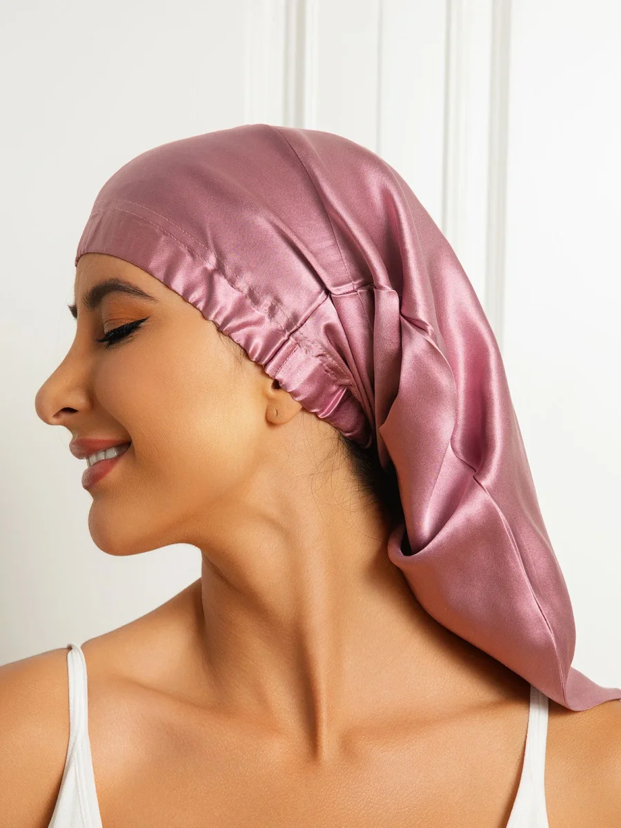 Gorro Elástico De Pura Seda - Imagen 5