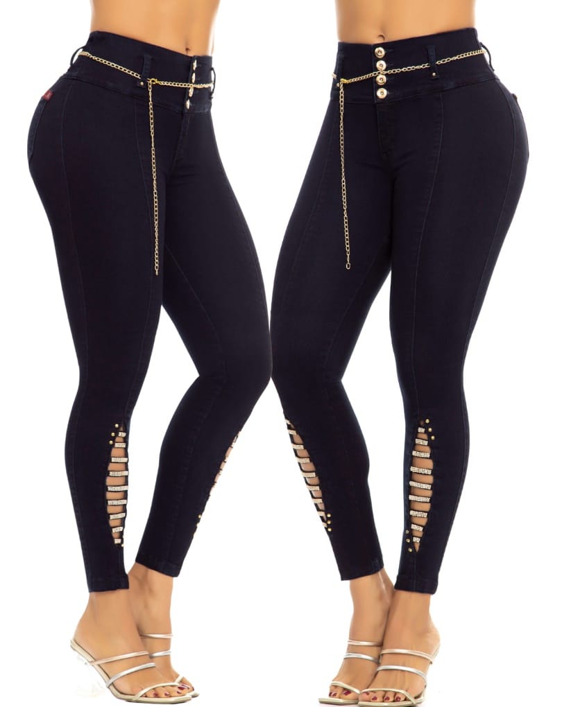 PANTALÓN COLOMBIANO 4 BOTONES Y BOTA DECORACIÓN 711631 LUJURIA - Imagen 5