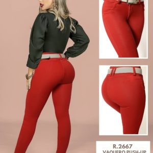 VAQUERO LEVANTACOLA SIN BOLSILLOS DE REALCE PUSH-UP 2667