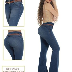 VAQUERO COLOMBIANO BOTA CAMPANA SIN BOLSILLOS 2673