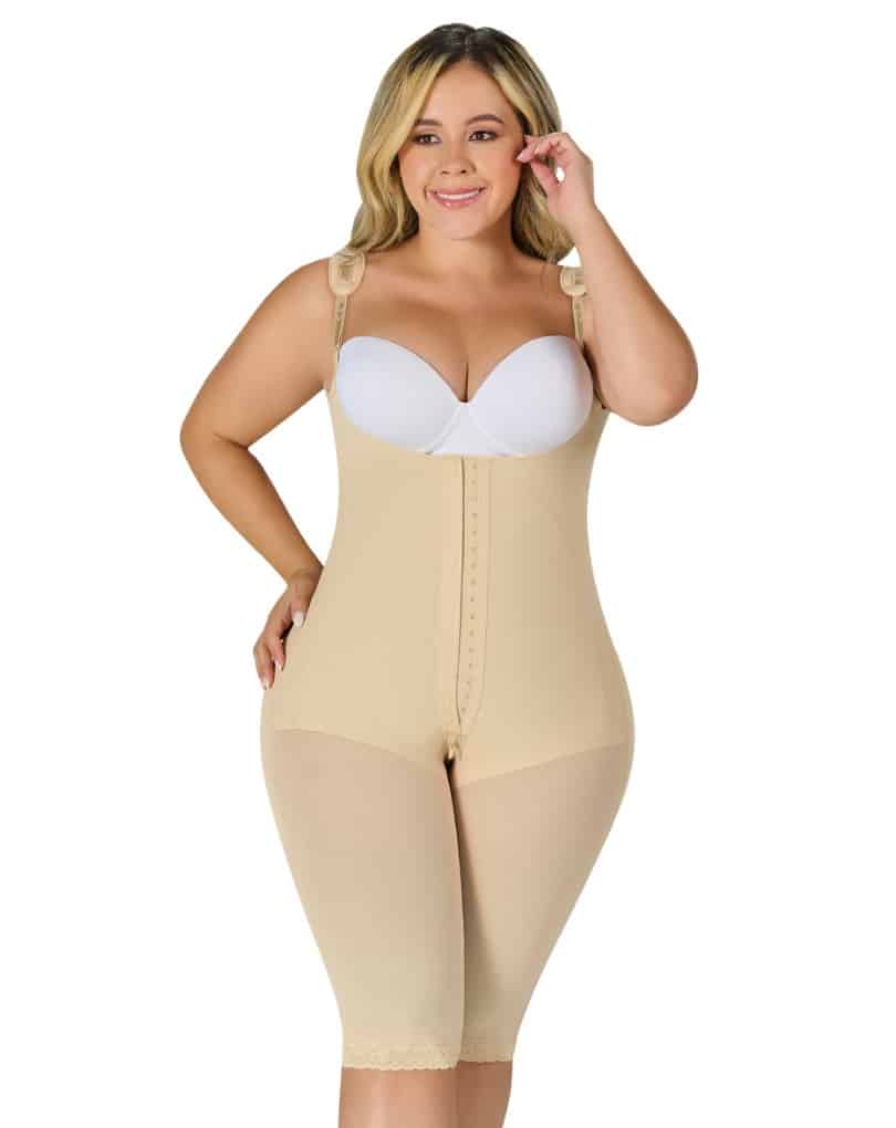 FAJA ESPALDA ALTA CON 2 NIVELES DE BROCHES MYD F-0078 RODILLA - Imagen 2
