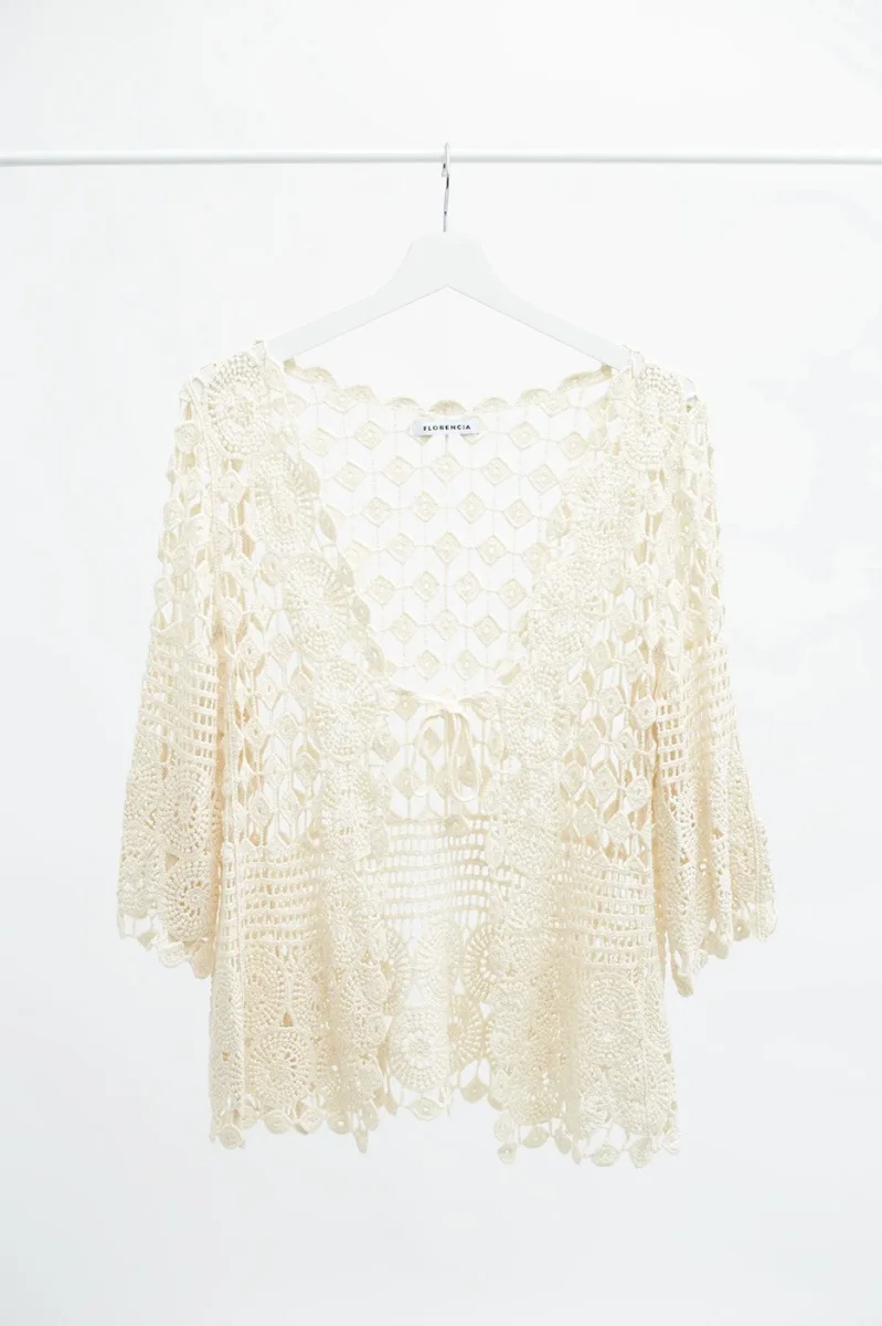 Cárdigan crochet - Imagen 9