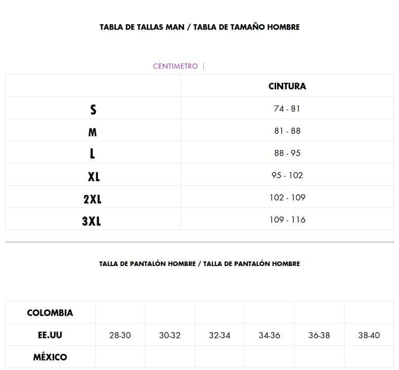 FAJA MASCULINA MEDIA PIERNA CON 4 HILERAS DE BROCHES MYD F-0061 - Imagen 4