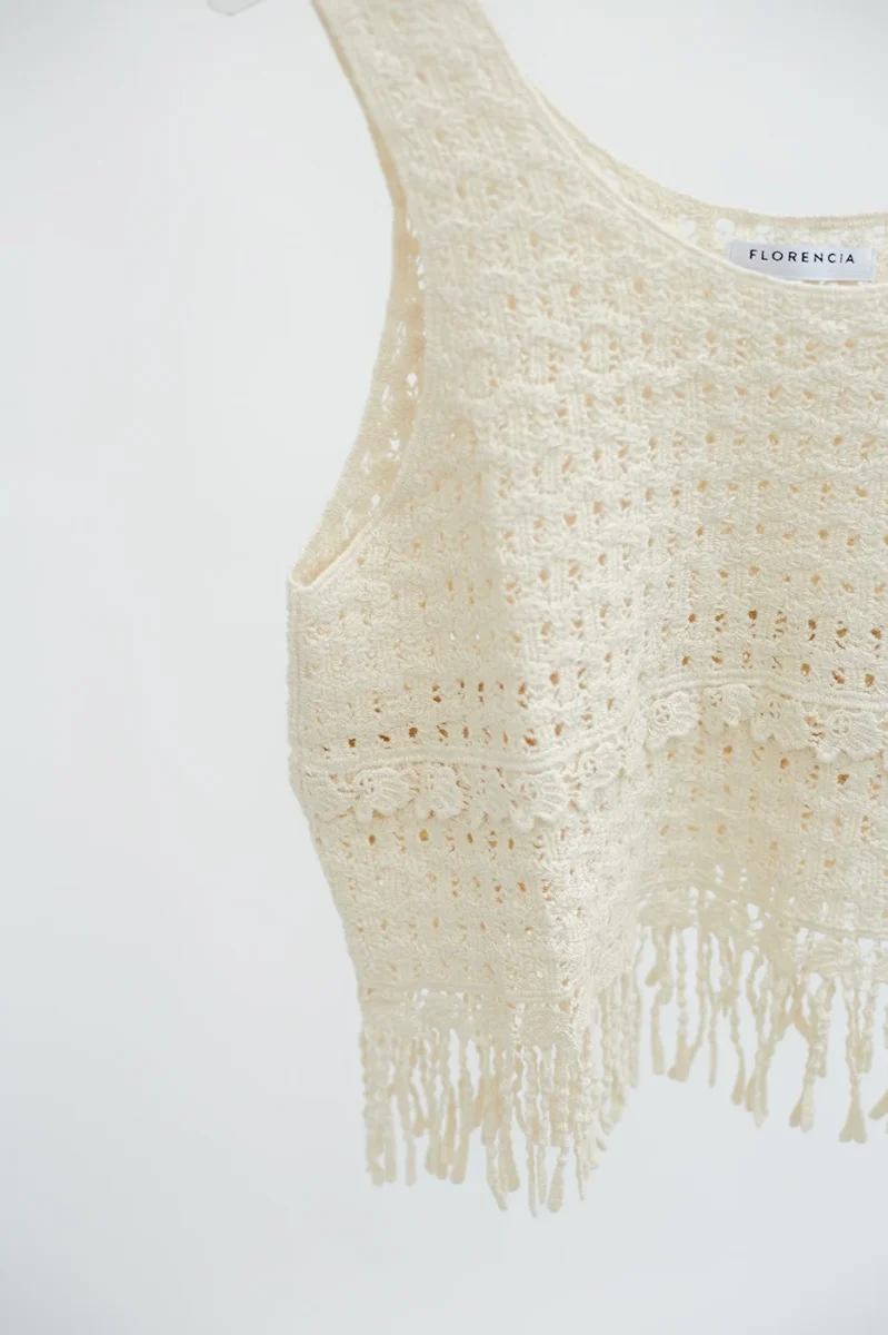 Crop top crochet - Imagen 5