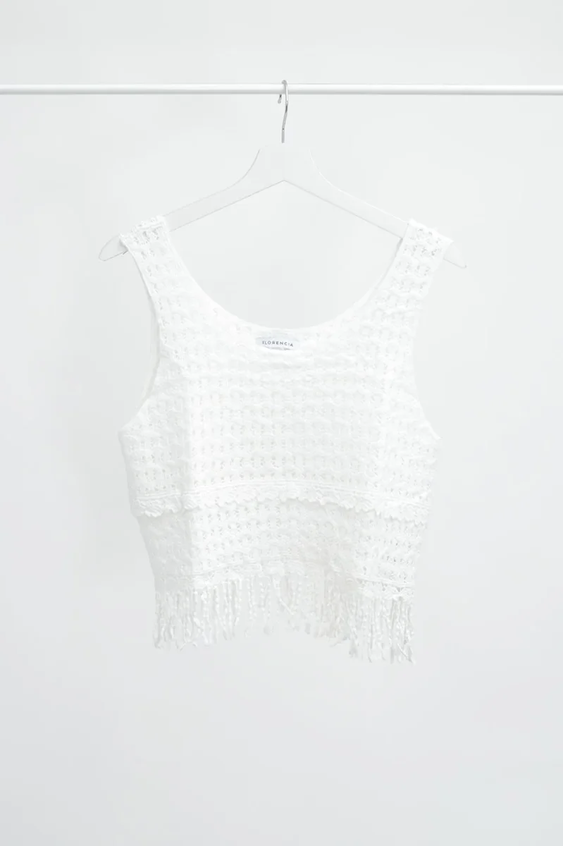Crop top crochet - Imagen 7