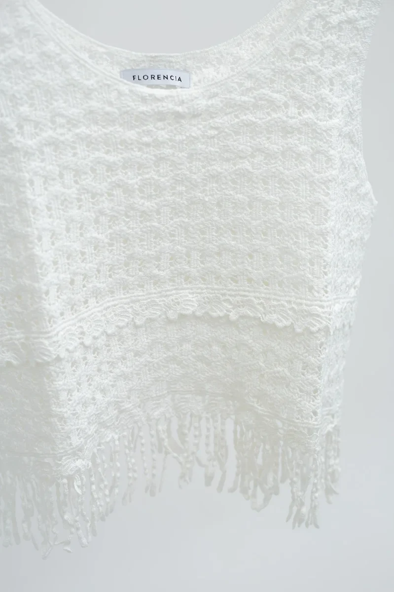 Crop top crochet - Imagen 8