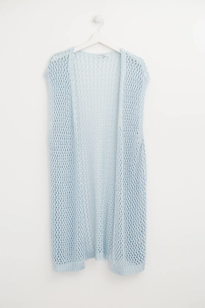 Chaleco crochet largo - Imagen 4