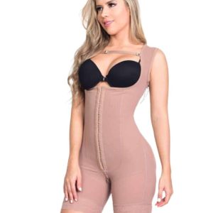 FAJA MUJER SISA CON BROCHES Y SHORT 705LMC COCOA