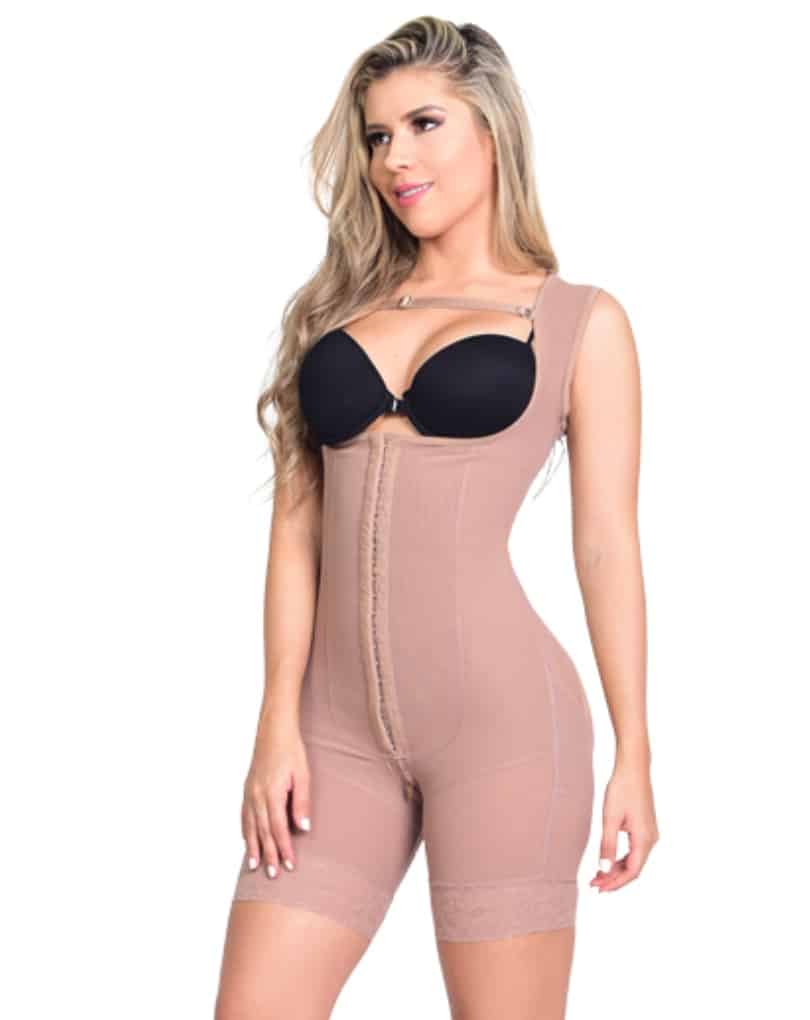 FAJA MUJER SISA CON BROCHES Y SHORT 705LMC COCOA
