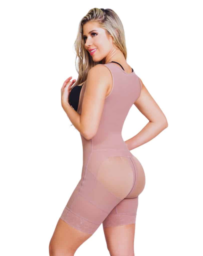 FAJA MUJER SISA CON BROCHES Y SHORT 705LMC COCOA - Imagen 4