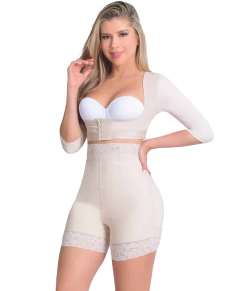 SHORT TALLE ALTO INVISIBLE HUECOS INTERNOS PRETINA ENCAJE 902LMC - Imagen 4