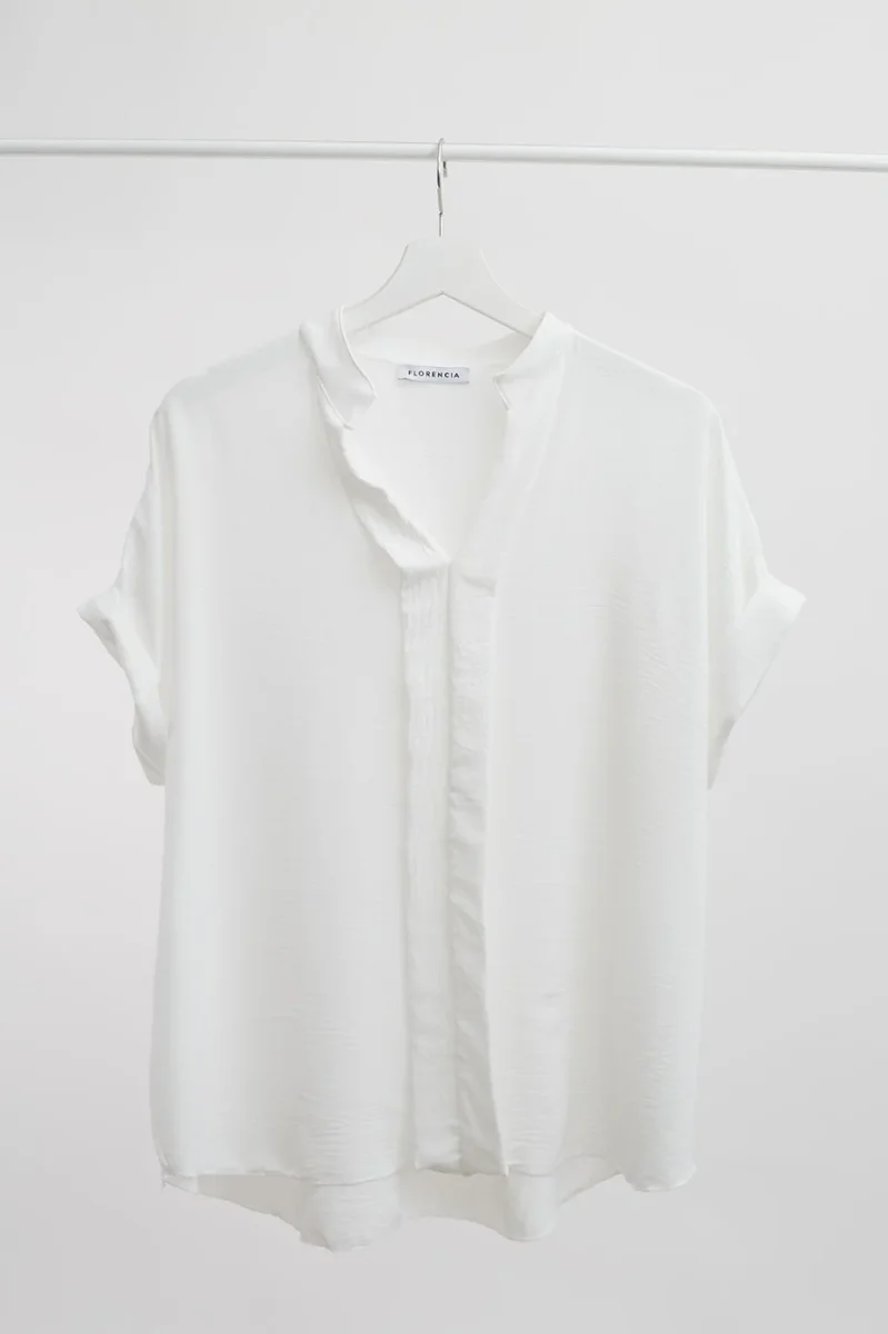 Blusa detalle pliegue - Imagen 7