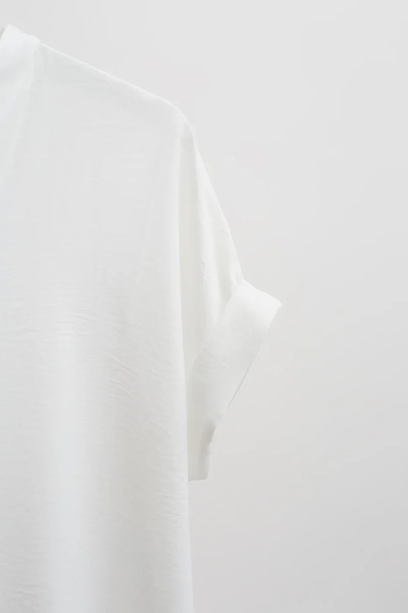 Blusa detalle pliegue - Imagen 8