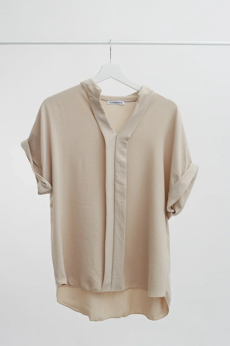 Blusa detalle pliegue - Imagen 5
