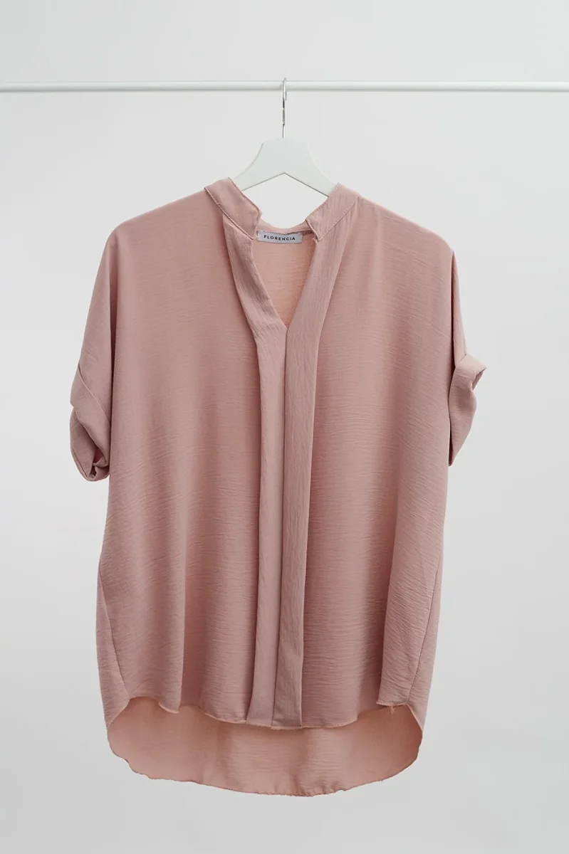 Blusa detalle pliegue - Imagen 3