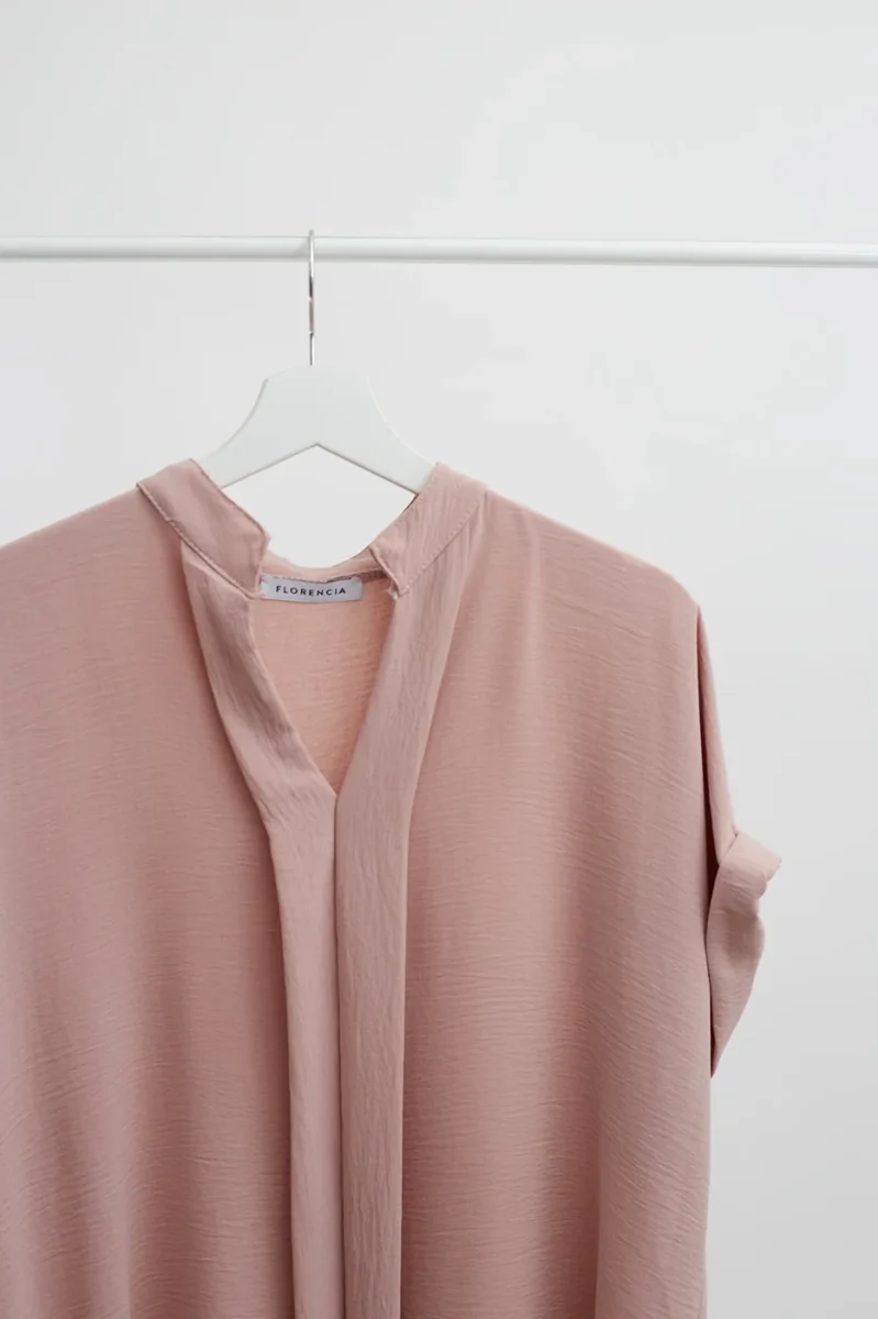 Blusa detalle pliegue - Imagen 4