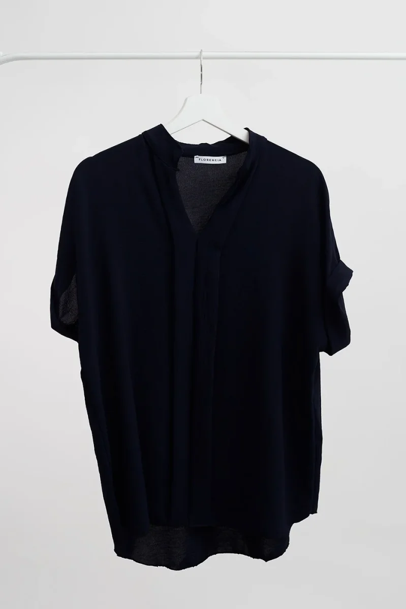 Blusa detalle pliegue - Imagen 9