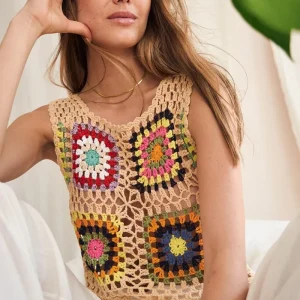 Top crop crochet