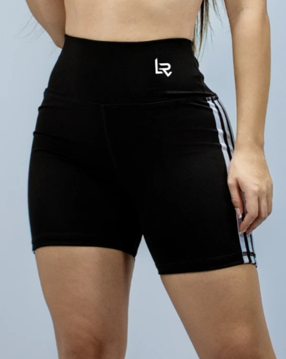 Short Line Black LR Tela Gruesa - Imagen 2