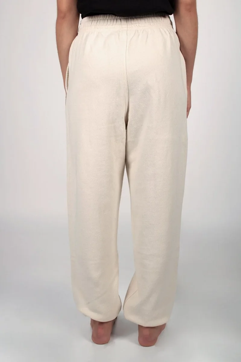 Joggers algodón orgánico - Crema - Imagen 4