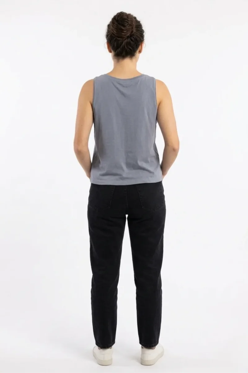 Camiseta tirantes orgánica - Gris Lavanda - Imagen 5