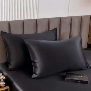 2 Piezas 30Momme Funda De Almohada De Seda- Cierre Sobre