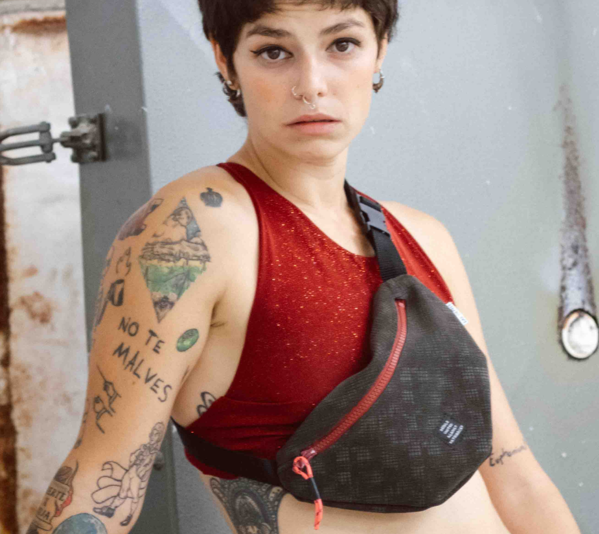 Riñonera Rude – Gris oscuro - Imagen 2