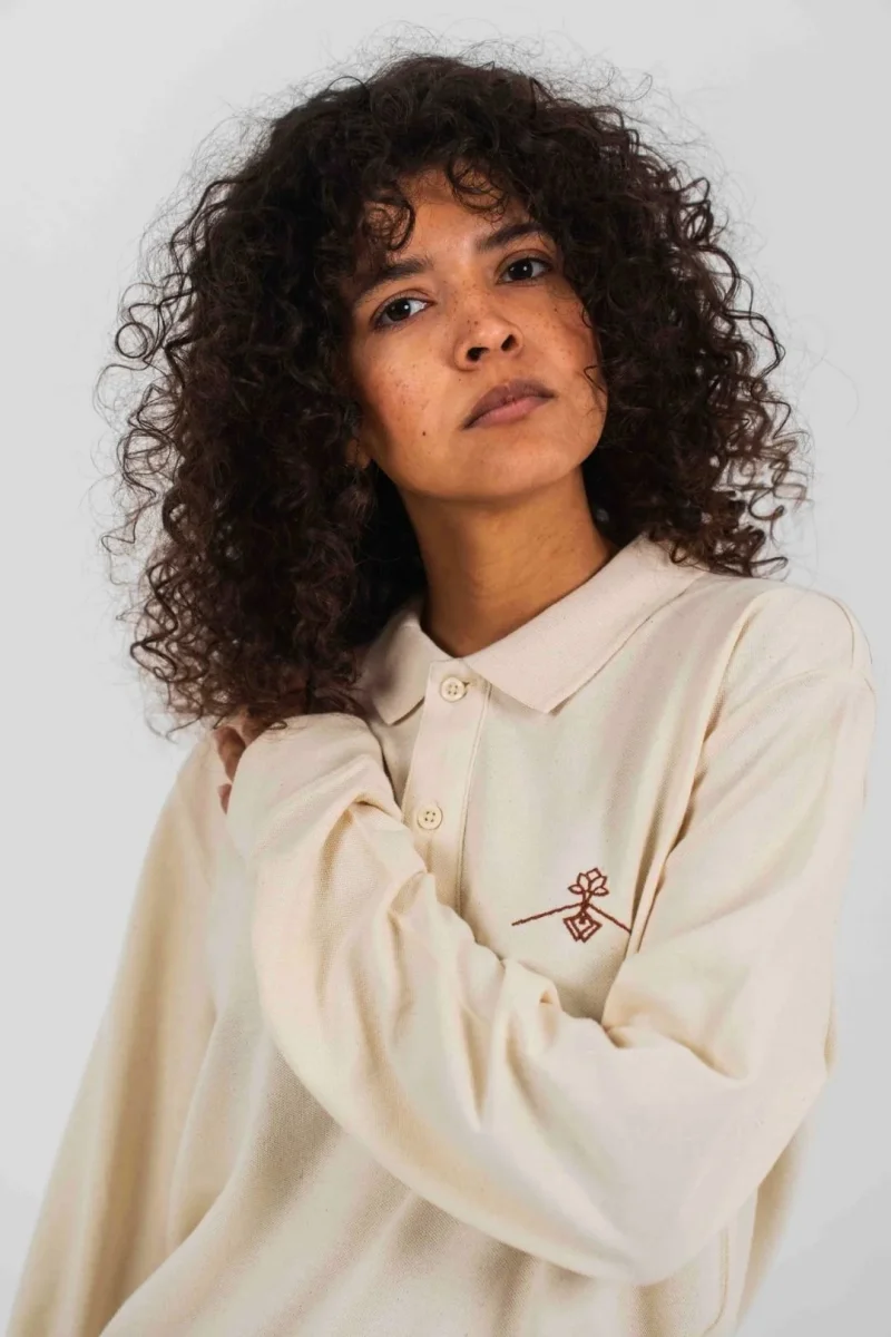 Polo algodón orgánico - Natural - Imagen 6