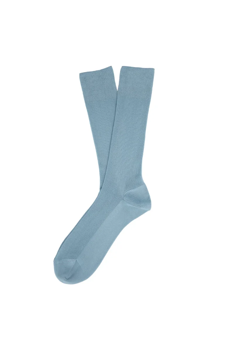 Calcetines algodón orgánico - Azul Manantial