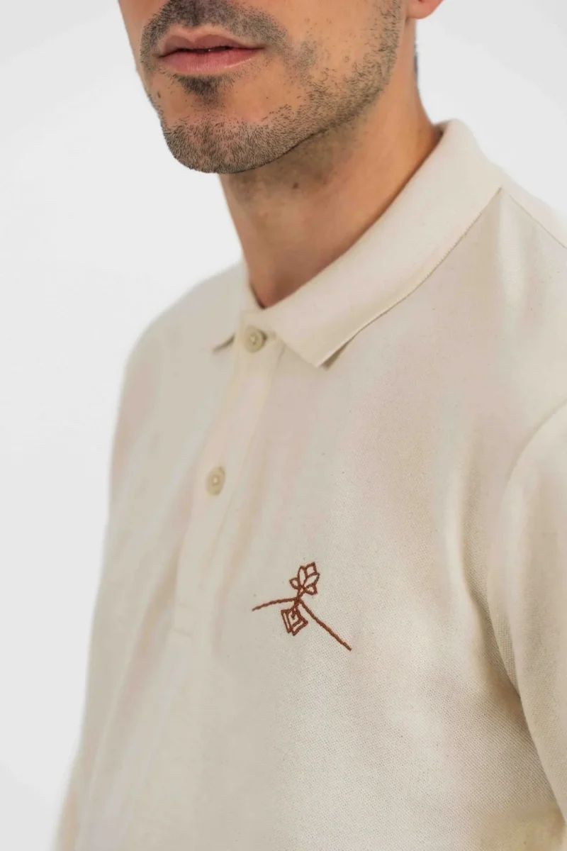 Polo algodón orgánico - Natural