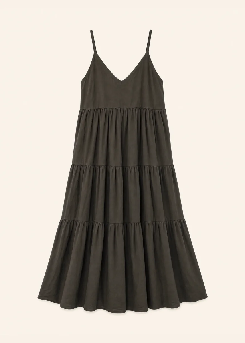 Vestido largo volantes - Imagen 9